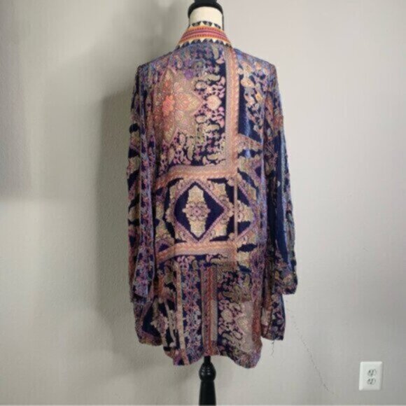 NWT Johnny Was Omo Burnout Kimono - Picture 6 of 14